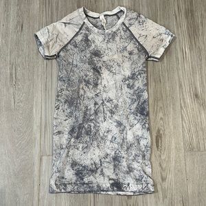 Lululemon swiftly tech diamond dye grey